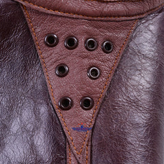 FiveStar Leather Repro RAF Flying 1940/41 Pattern Sheepskin Flight Jacket Russet Reinforcements