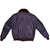 Men Sky King Wind Breaker Jacket Real Steerhide Seal Brown Leather with Mouton Fur Collar