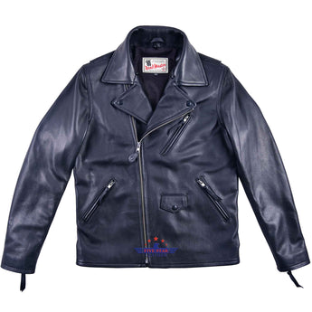 FiveStar Leather Men Road Master jacket Black steer hide Leather