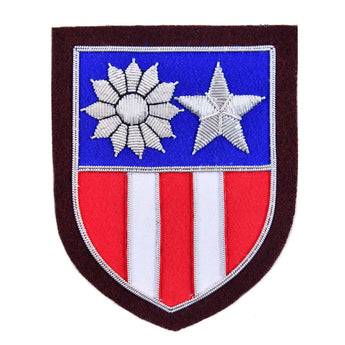 FiveStar Leather Repro WWII CBI Bullion Patch China Burma India Theater of Operations