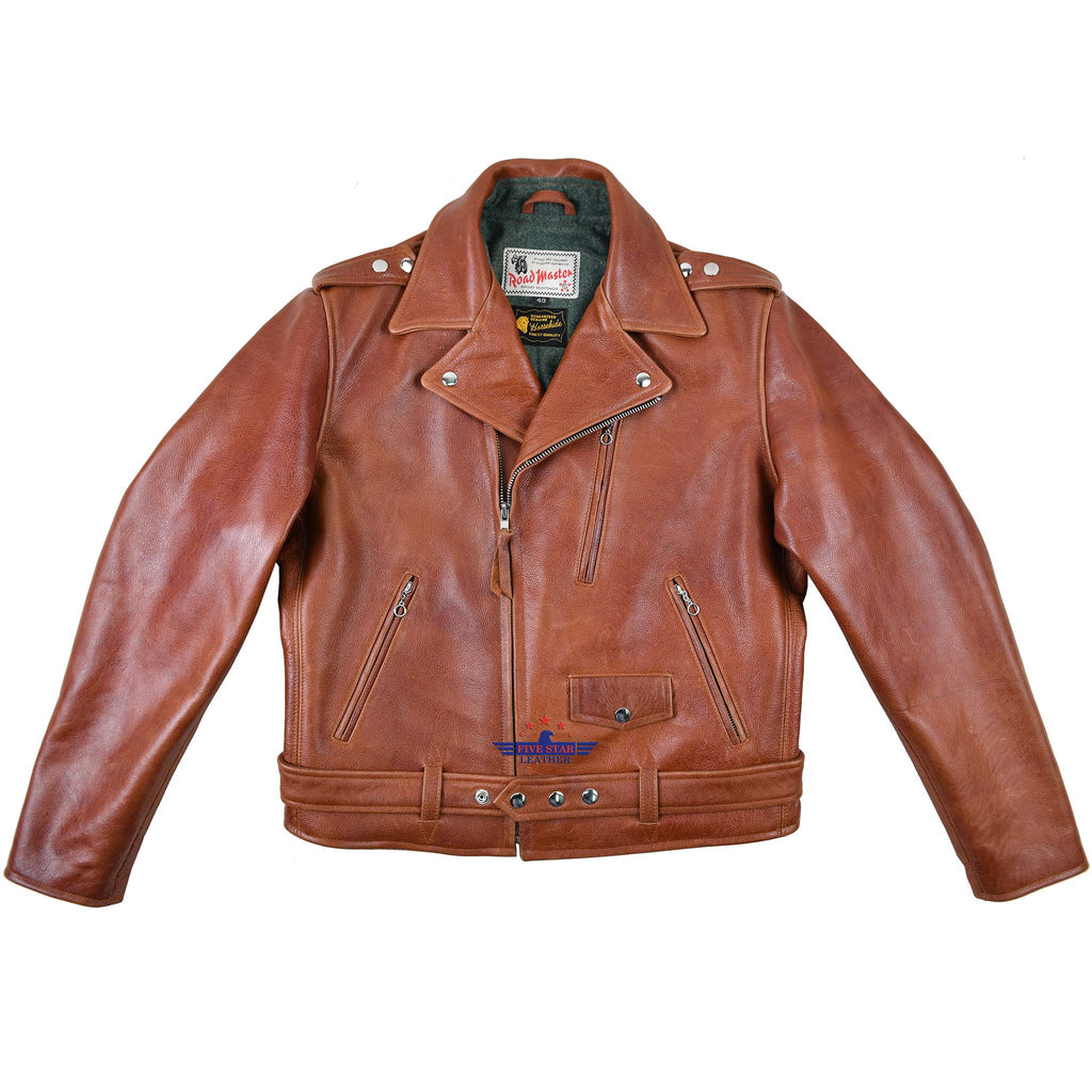 FiveStar Leather 1950's REBEL Jacket Visky Horsehide leather