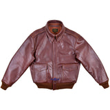 Repro A2 RW Clothing Co Contract No. W535 AC-27752 Real Horsehide Leather Pull Up Brown Jacket