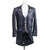 Mans 100% REAL LEATHER Black TAILCOAT Steampunk Jacket Dress Coat GOTHIC