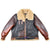 FiveStar Leather Repro of TYPE B3 DWG.NO.33H5595 A.C.CONTRACT NO.W535 ac-1943 two tone Sheepskin Jacket