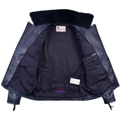 FiveStar Leather Men Road Master jacket Black steer hide Leather